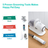 neabot Neakasa P1 Pro Pet Grooming Kit & Vacuum Suction 99% Pet Hair, Professional Clippers with 5 Proven Grooming Tools for Dogs Cats and Other Animals neabot