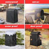 Samhe Grill Cover, 40-Inch Heavy Duty Waterproof UV Resistant BBQ Grill Cover for Outdoor Grill, Fit for Nexgrill Brinkmann Weber Char-Broil and More Samhe