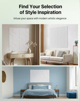 Topnaca Acoustic Panels Sound Absorbing, Soundproof Wall Panels Self Adhesive Sound Proof Foam Panels for Walls, 12 Pack Y-Line High Density Acoustic Wall Panels, Multiple Shapes 12" X 10" X 0.4" Topnaca