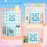 Nardoll Diamond Art Kits with Wooden Frame - Arts and Crafts - Dimond Art Painting by Numbers - GEM Art for Beginners Adult Home Wall Decor Nardoll