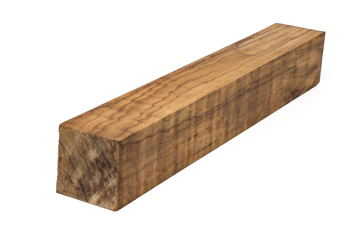 Exotic Wood Zone Olivewood Turning Blank - Hardwood for Eco-Friendly Woodworking, Woodturning, Wood Lathe, Sustainable Wood, Woodcraft, DIY Projects 1-1/2" x 1-1/2" x 12" Exotic Wood Zone