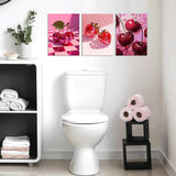 EIBEILI Diamond Art Kits for Adults, 3-Pack Fruit Diamond Painting Kits for Beginner Round 5D Full Drill Diamond Dots Crafts for Home Wall Decor Gifts 12x16 Inch EIBEILI