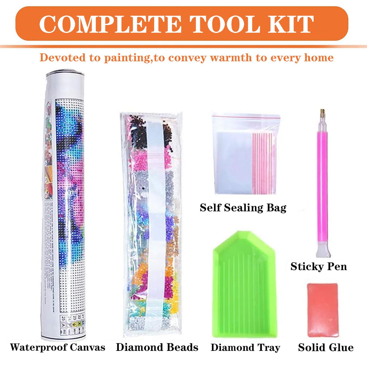 igoodom Diamond Art Kits for Adults, Sunflower Diamond Painting Kits for Beginners, DIY 5d Full Drill Round Diamond Art Kit for Home Wall Decor Gift 12x16inch igoodom