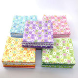 ZGXY Fabric, 56 pcs/lot Top Cotton 9.8" x 9.8" (25cm x 25cm) Squares Patchwork, Precut Multi-Color and Different Pattern for Sewing Quilting Crafting, Home Party Craft Fabric DIY Sewing Mask ZGXY