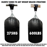 BULL DOZA FIGHT WEAR Heavy Duty Punch Bag Hanging Strap – Three Sizes | Extremely Strong Boxing Bag Hanger | Durable, Adjustable Punching Bag Holder for Home Gym & Training (61cm (2ft)) BULL DOZA FIGHT WEAR