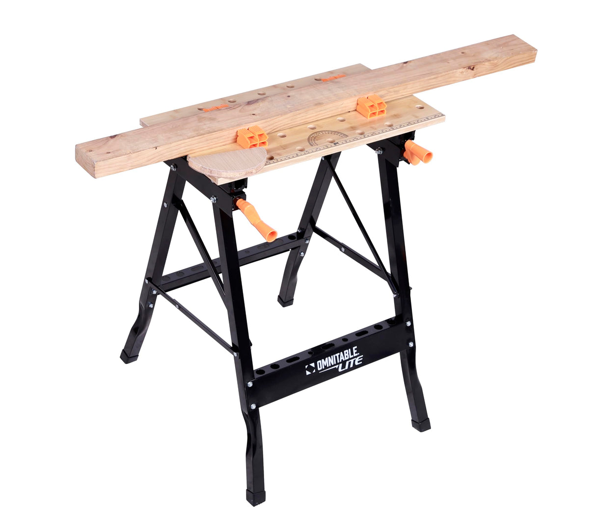 Disston OmniTable Lite Portable Workbench Worktable Fully Adjustable Tilting Table is Great for Clamping. OmniTable