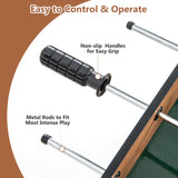 Goplus Folding Foosball Table, 27” Wooden Soccer Game Table with 2 Foosballs & Score Keepers, Indoor Outdoor Portable Football Game Set for Kids Adults, Arcades, Bar, Party, Family Nights Goplus