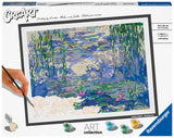 Ravensburger Monet: Waterlilies Paint by Numbers Kit for Adults - 23651 - Painting Arts and Crafts for Ages 14 and Up Ravensburger