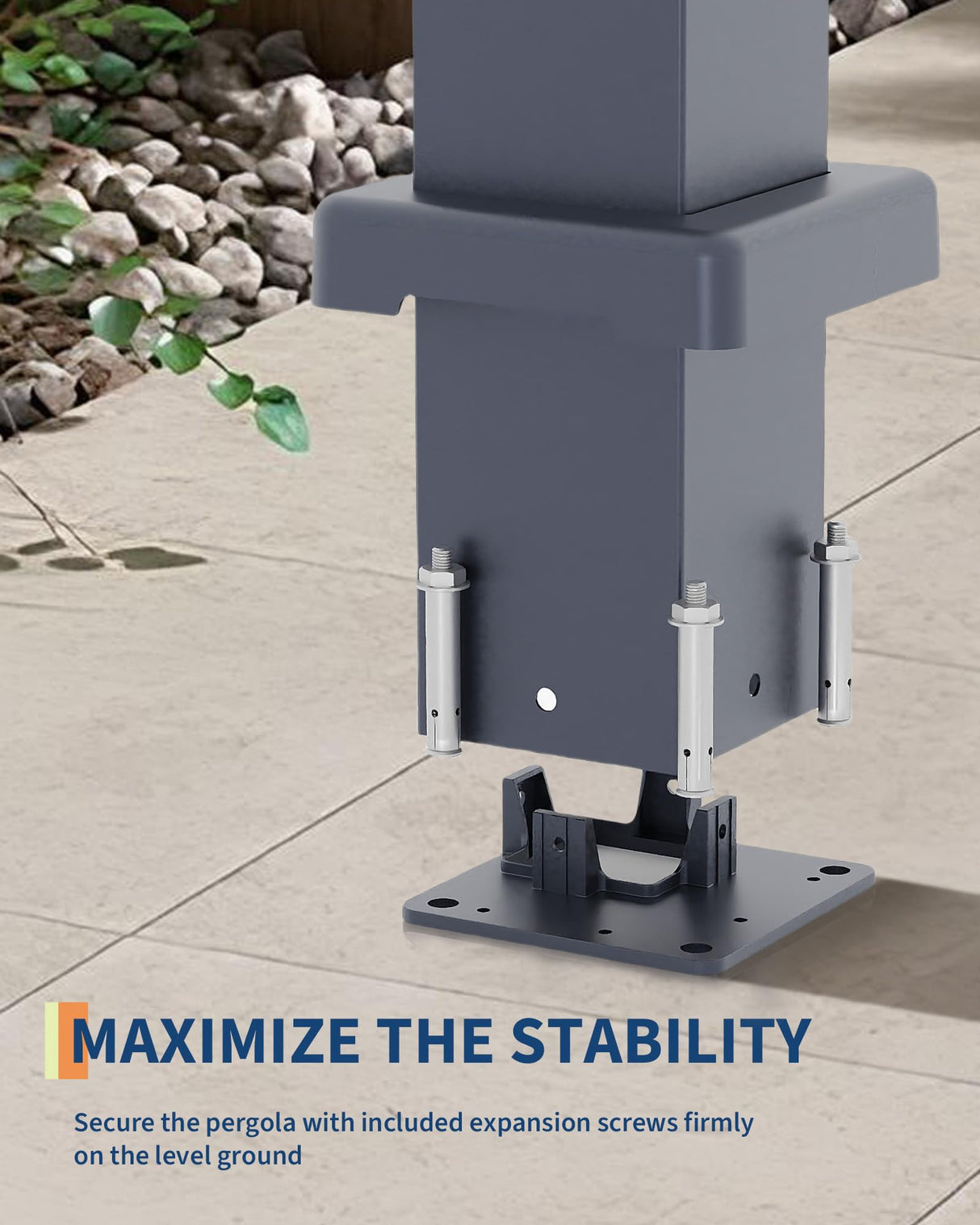 Garveelife All-Aluminum Louvered Pergola 12' x 16', Outdoor Pergola with Adjustable Louvered Roof, Reinforced Aluminum Frame, Integrated Drainage System, Hardtop Gazebo for Patio, Deck, Gray GarveeLife