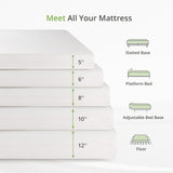 EGOHOME 5 Inch Twin Mattress for Kids, Memory Foam Mattress with Cooling Green Tea Gel, Relieve Pressure with Medium Firm Support, CertiPUR-US Certified, 75''L x 38''W, White EGOHOME