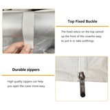 SoloToo Heavy-Duty Waterproof Wire Shelf Cover, Garage Storage Shelving Protector, Universal Fit 30 x 14 x 62 Inch Rack Covers with 1" Tolerance (White) SoloToo