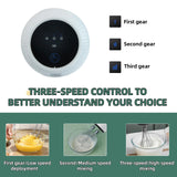 3 Speed Hand Mixer with Flex Edge Beaters-HM903 (milky white) SUNHAIXIA