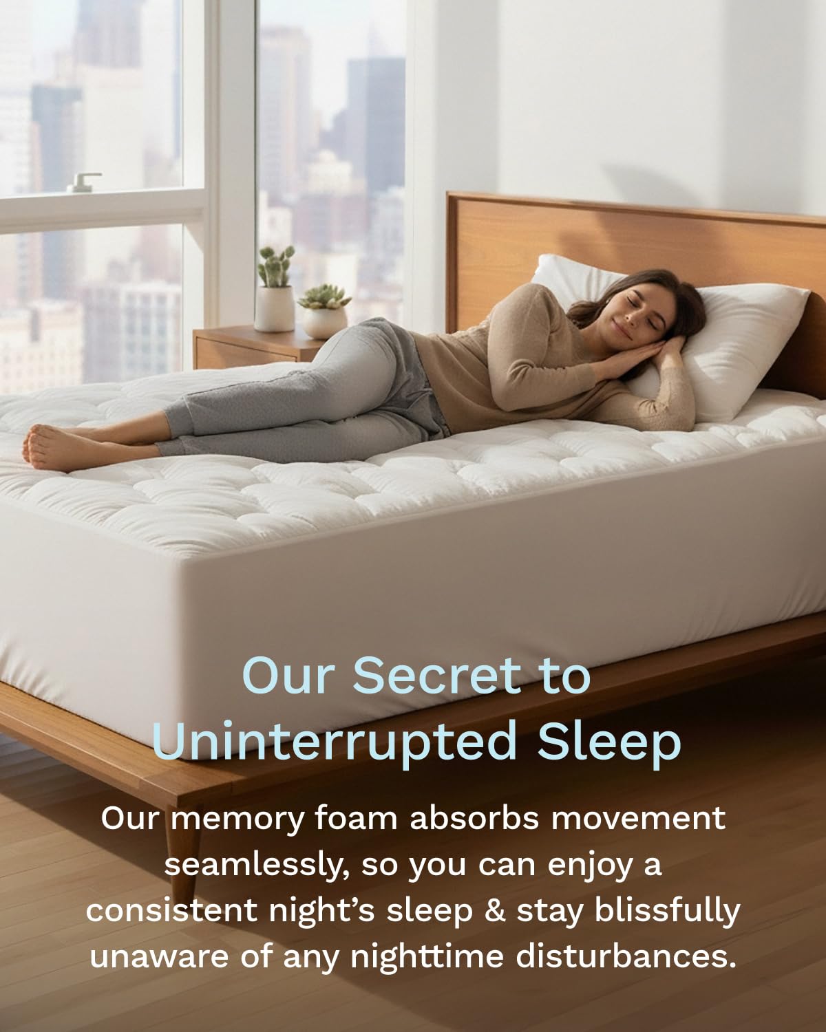 ViscoSoft 2-Inch Memory Foam Mattress Topper King – Reflex Cooling Gel Pad with Removable Washable Cover – CertiPUR-US & Oeko-TEX Certified ViscoSoft