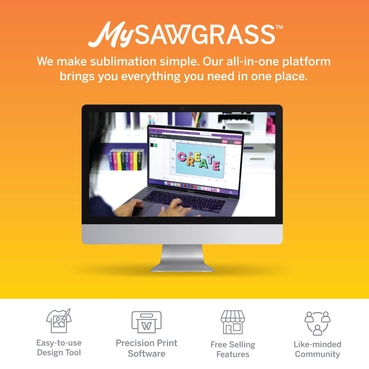 Sawgrass SG500 Sublimation Printer Bundle | Includes Professional Dye-Sublimation Printer with 31mL SubliJet UHD Inks & TruePix Sublimation Paper | Wi-Fi Connectivity | Create Custom Designs Sawgrass