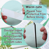 Koala Paper Sublimation Blank Bookmarks 30 Packs, MDF Bookmarks with Holes and Colorful Tassels, Double-Sided Printed Heat Transfer Bookmarks for DIY Craft Projects KOALA PAPER