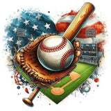 Generic 5D DIY Diamond Art Painting Baseball 16x16 inches for Adults, Full Round Drill Rhinestone Embroidery for Wall Decoration, SUKIMI006 Generic