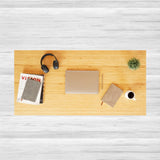 FLEXISPOT Whole Piece Bamboo 55"x28" Desktop Height Adjustable Desk Rectangular Tabletop FLEXISPOT