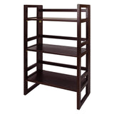 Casual Home 3-Shelf Folding Student Bookcase (20.75" Wide)-Espresso Casual Home