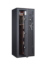 Heritage Security Products 24-Gun Fireproof and Waterproof Safe with Electronic Lock, Dark Silver 24ESSH Heritage Security Products