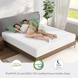 Novilla Full Size Mattress, 8 Inch Memory Foam Mattress Full for Pressure Relief & Comfort Sleep, Removable Washable Mattress Cover, CertiPUR-US Certified Full Mattress in a Box, Medium Firm Novilla