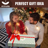 Artmalle Bathtub Tray for Tub, Expandable Bamboo Bath Caddy Tray with Book Stand for Home Spa Relaxing, Foldable Minimalist Bathroom Accessories for Women Men (Simple, Brown) Artmalle