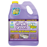Simple Green Oxy Solve Concrete and Driveway Pressure Washer Cleaner, Purple, Unscented, 128 Fl.Oz Simple Green