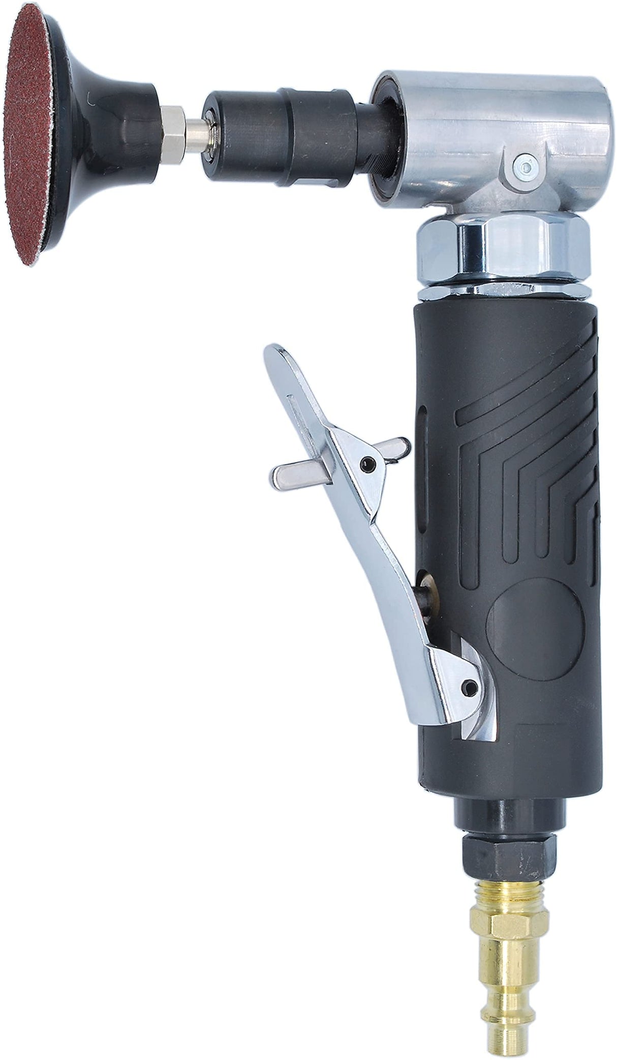 1/4 Inch Angle Air Die Grinder, Mini Angle Air Grinder With 9 Pcs 2 Inch Roll Lock Polishing and Sanding Discs For Air Die Grinder Kit Pneumatic Tools By BOWD BOWD