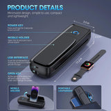 Portable-Printer with phone holder, Thermal-Wireless-Bluetooth-Mini Inkless-Printer for Travel Support 8.5" X 11" US Letter&Legal A4&A5 Thermal Paper, Compatible with Android and iOS Phone&Laptop GUTHERREN