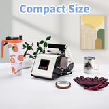 ColorSub 3 in 1 40 OZ Tumbler Heat Press Machine 11 OZ 15 OZ Mug Press Sublimation Machine for Sublimation 40 OZ Tumbler with Handle Straight Tumblers Bottles Mugs Glass Cup Printing White ColorSub