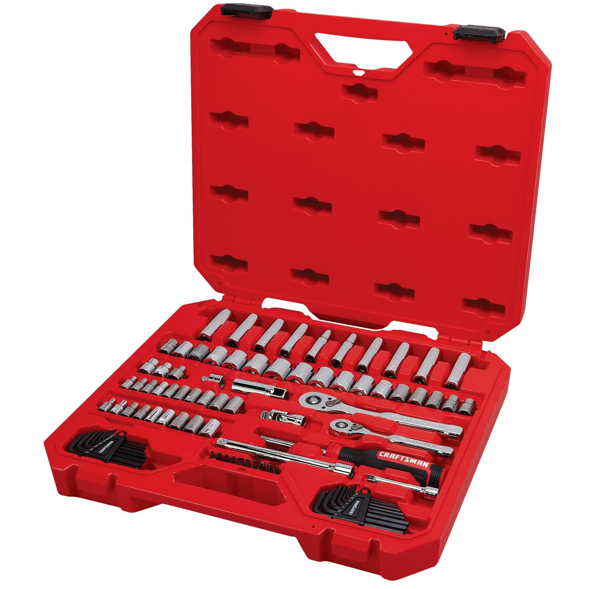 CRAFTSMAN Mechanics Tool Set, 83 Piece Hand Tool and Socket Set SAE/Metric (CMMT12121) CRAFTSMAN