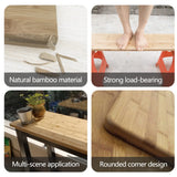 PFCDZDU Bamboo Universal Table Top, Waterproof One-Piece 2cm Thick Tabletop, Rustic Slab Desk Countertop for Home Office, 23 Sizes (Color : Wood Colour, Size : 60x30x2cm) PFCDZDU