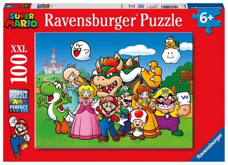 Ravensburger Super Mario - 100 Piece Jigsaw Puzzles for Kids Age 6 Years Up - Extra Large Pieces Ravensburger