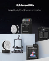 Inslogic Carbon Fiber Nylon Filament 1.75mm, Black PA6-CF 0.25kg Refill, High-Temp & Wear Resistant, High Strength & Rigidity 3D Filament for Functional Parts & Industrial Tools Inslogic