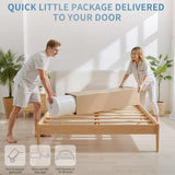 Full Mattress 14 Inch, Full Size Memory Foam Mattresses, Full Size Matress in a Box with Pocket Springs for Breathable Comfort, Supportive Sleep, Helps Relieve Back Pain, and Isolates Motion inight