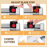 Laminator Machine 11X17 with 70Letter Size Laminating Sheets for A3/A4,13Inch Wide Thermal Hot&Cold 2Roller Lamination Laminated 3-5mil for Office Home School Teacher,with Paper Cutter,Corner Rounder lamtetur