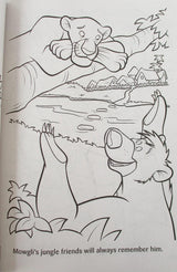 Mowgli The Jungle Book with Baloo - Coloring Fun Book - 80 Pages - Cover Varies WoodArtSupply