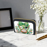JISHSHAY Diamond Painting Credit Card Holder Owl Diamond Art Credit Card Wallet Animal Gem Art Wallet Animal Gem Painting Coin Purse Owl Mosaic Kits for Adults Billfold Embroidery Kit Billfold JISHSHAY