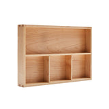 pandapark Wood Organizer Tray,Black Walnut,Desk & Drawer Storage Box (Maple Master) pandapark