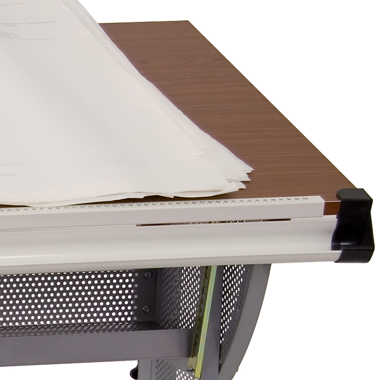 Flash Furniture Berkley Adjustable Drawing and Drafting Table with Pewter Frame Flash Furniture