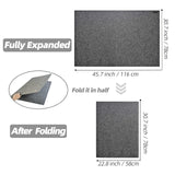 TELY Foldaway Puzzle Board Felt Mat for up to 2000 Pieces of Jigsaw Puzzle, Foldable for Easy Storage Puzzles, Portable Puzzle Pad(Extra Large) TELY