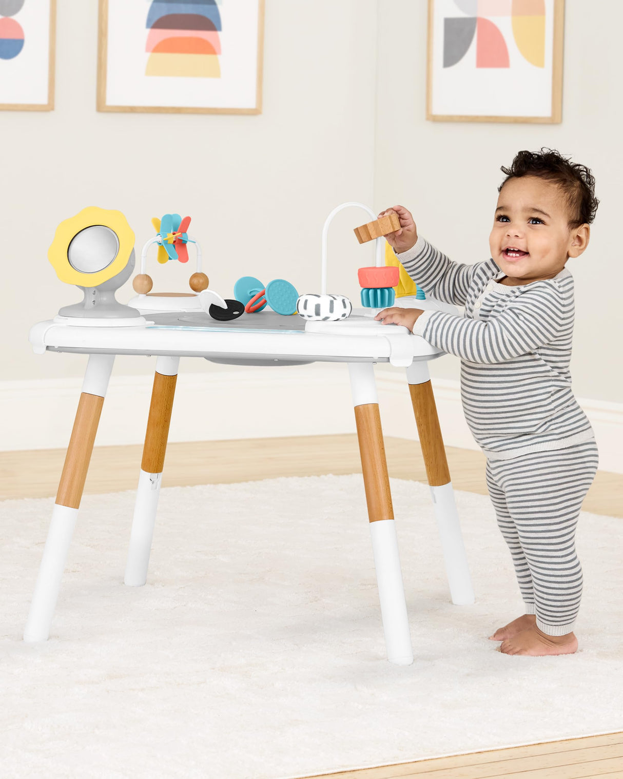 Skip Hop Discoverosity Montessori-Inspired 3-Stage Activity Center & Play Table for Baby Ages 4m+ Skip Hop