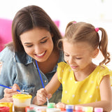 Smoky Mountains Paint by Numbers Kit for Adults Beginner with Easel,Easy Adult Paint by Number Kits on Canvas DIY Painting for Beginners Art by Numbers for Home Wall Decor with Nice Box 10x12 Inch Tiwabb