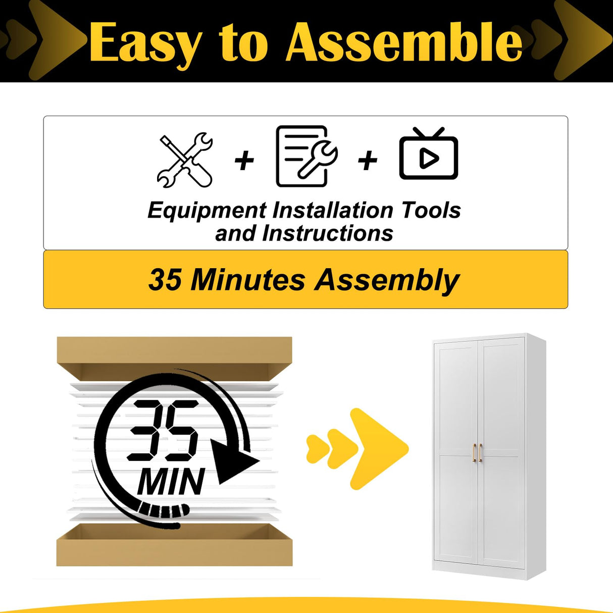 Kitchen Pantry Cabinet,71”White Metal Pantry Storage Cabinet with Doors and 4 Adjustable Shelves,Kitchen Cabinet with 2 Gold Handles,Tall Cabinet for Livingroom,Pantry, Bathroom,Kitchen SteeLoong