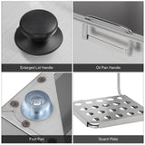 ROVSUN 22.8QT Electric Deep Fryer w/ 2 Baskets & Lids, 21.8L Stainless Steel Commercial Double Fryer, Countertop Kitchen Frying Machine w/Temperature Control, French Fries Donuts 5000W ROVSUN