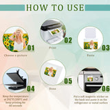 3 x 3 Inch Sublimation Blank Refrigerator Magnets Sublimation Square Fridge Magnets Sublimation Magnet Blanks MDF Sublimation Blanks DIY Decorative Magnets for Car Home Office Kitchen Wall (36) Flutesan