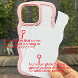 JUSTRY 5PCS Sublimation Blank Phone Case Cover Blank Printable Phone Case Compatible with iPhone 14 Pro Max, 6.7-Inch, DIY Heat Press Rubber Protective Case + Insert Matte Wholesale Pack Pink JUSTRY