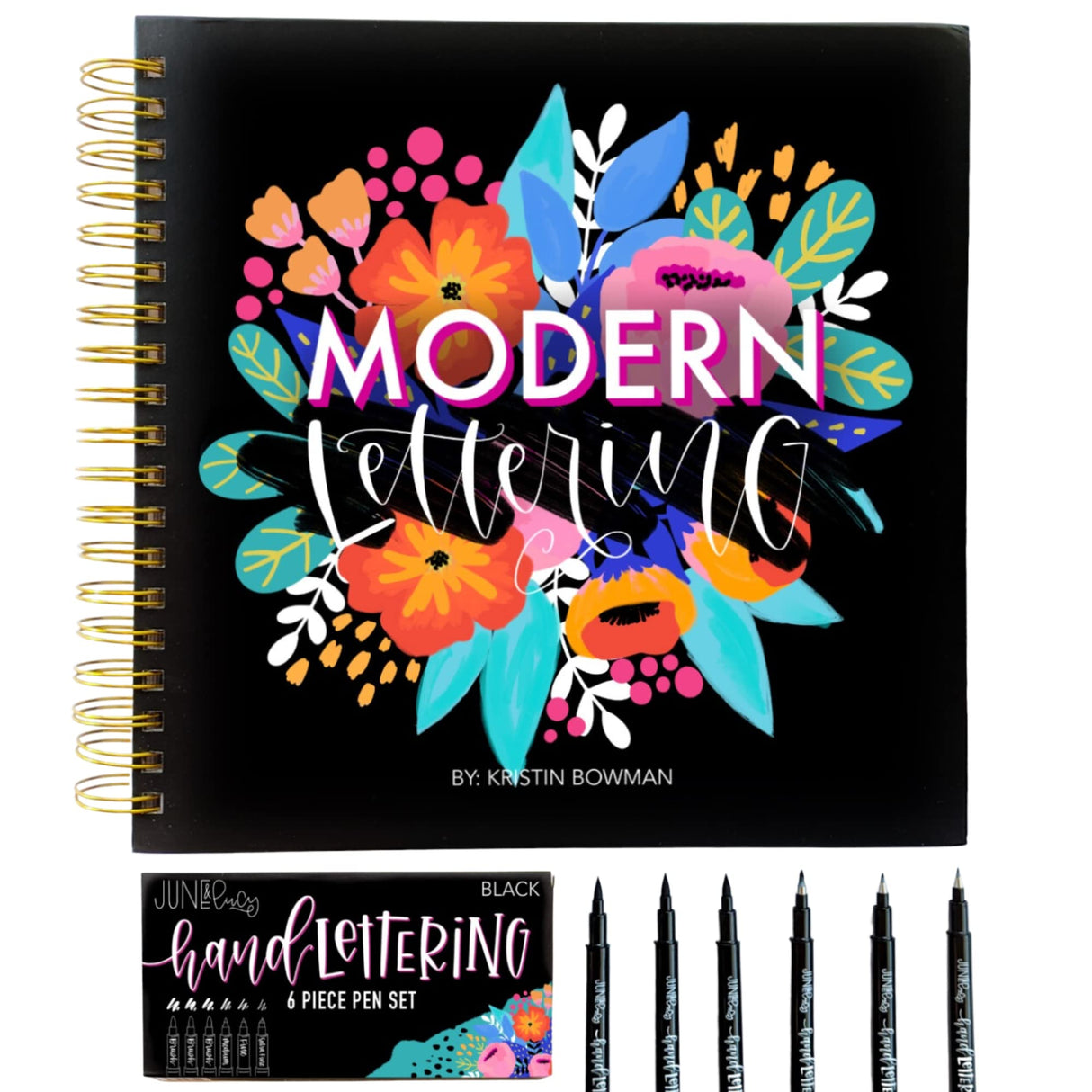 Calligraphy Kit for Beginners - Calligraphy Pen Set with Calligraphy Workbook June & Lucy