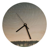 FOKOCALI 20 Pack 11.8in Sublimation Blank Clock Plywood Round Wall Clock Decor DIY Heat Transfer Press Printing FOKOCALI