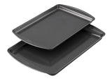 Wilton Perfect Results Premium Non-Stick Bakeware Cookie Baking Sheets Set, 2-Piece, Steel Wilton