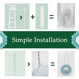 DIY Diamond Art Painting Mirror for Adults DIY Special Shaped Crystal Diamond Art Painting Kit Mirror Makeup Mirror Christmas Halloween Birthday Gifts Art Crafts Home Decor antor